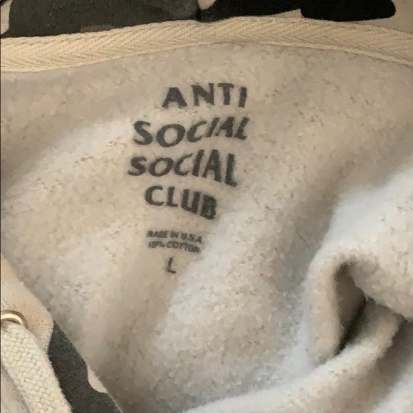 Anti Soical Social Club Snow Camo Hoodie - Picture 3 of 3